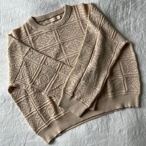 micaela greg lace pullover
